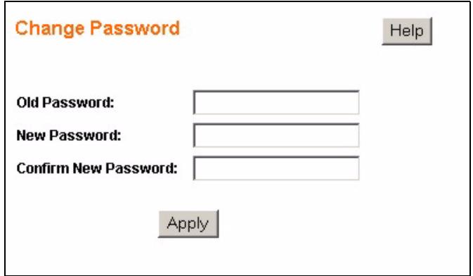 ZYXEL ES-1528 - System: Change Password - 1