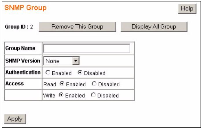 ZYXEL ES-1528 - SNMP Group - Modify - 1