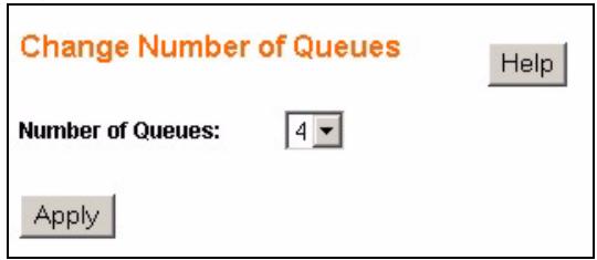ZYXEL ES-1528 - Change Number of Queues - 1
