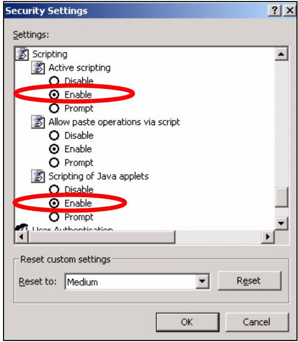 ZYXEL ES-1528 - JavaScripts - 2