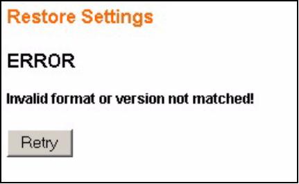 ZYXEL ES-1528 - Backup Settings - 2