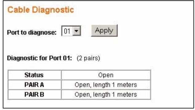 ZYXEL ES-1528 - Diagnostics Overview - 1