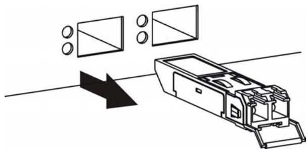 ZYXEL ES-1528 - Transceiver Removal - 2