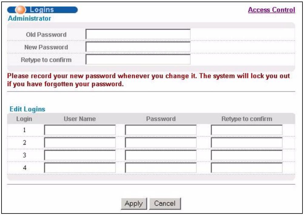 ZYXEL ES-3148 - Setting Up Login Accounts - 1