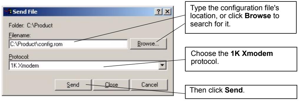 ZYXEL ES-3148 - Reload the Configuration File - 1