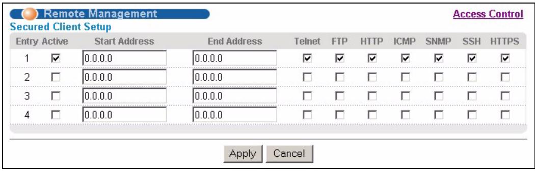 ZYXEL ES-3148 - Remote Management - 1