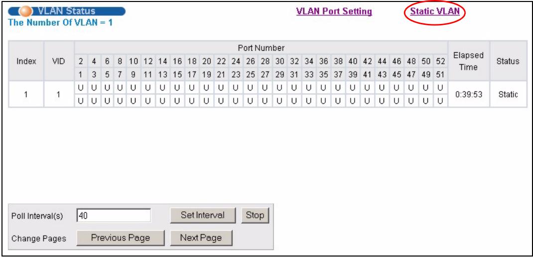 ZYXEL ES-3148 - Creating a VLAN - 2
