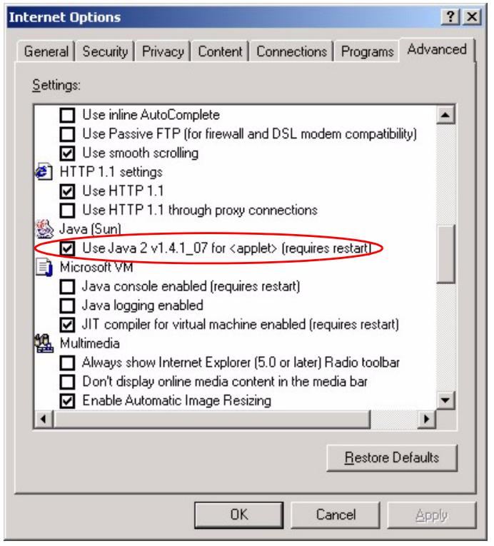 ZYXEL ES-3148 - JAVA (Sun) - 1