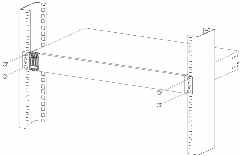 ZYXEL GS-1524 - Mounting the Switch on a Rack - 1