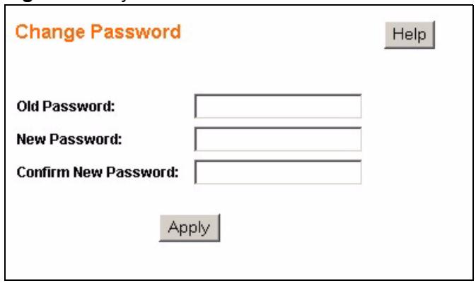 ZYXEL GS-1524 - System: Change Password - 1