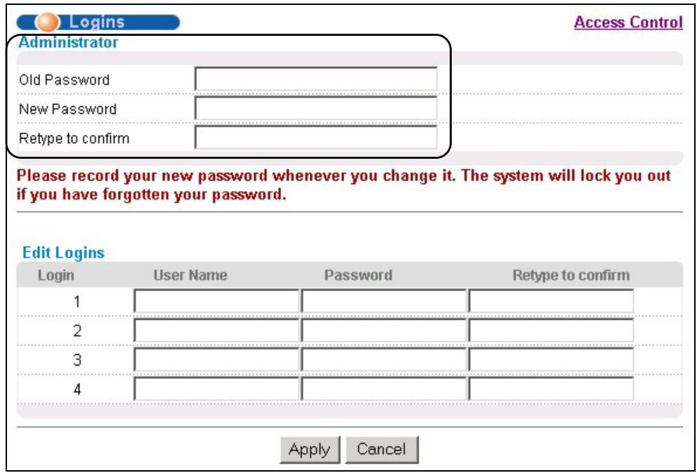 ZYXEL GS-3012F - Change Your Password - 1