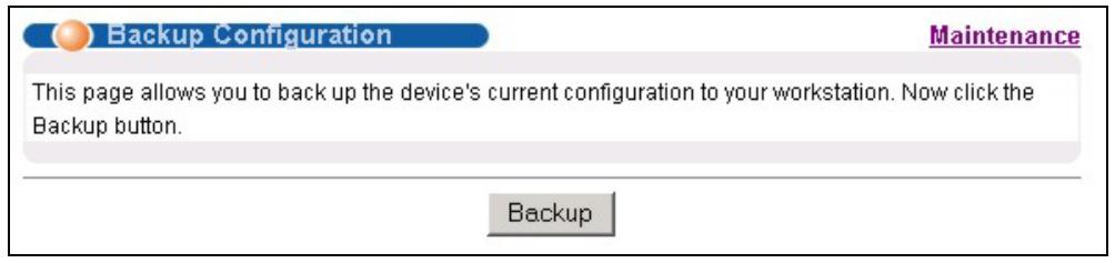 ZYXEL GS-3012F - 23.4Backing Up a Configuration File - 1