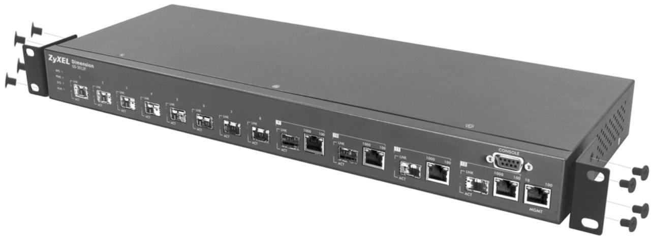 ZYXEL GS-3012F - Rack-Mounted Installation - 1