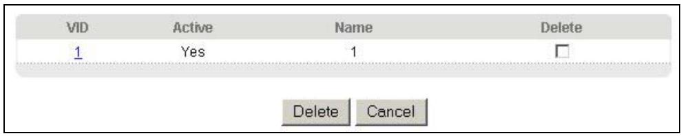 ZYXEL GS-3012F - Viewing and Editing VLAN Settings - 1