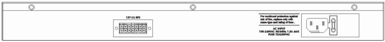 ZYXEL GS-4024 - Rear Panel - 1
