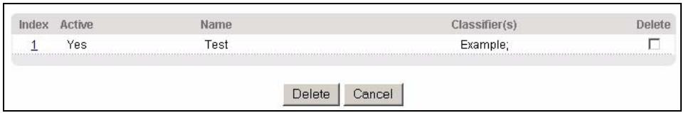 ZYXEL GS-4024 - Viewing and Editing Policy Configuration - 1