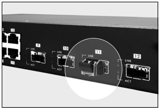 ZYXEL GS-4024 - Transceiver Installation - 2