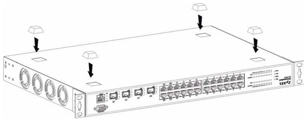 ZYXEL GS-4024 - Freestanding Installation - 1