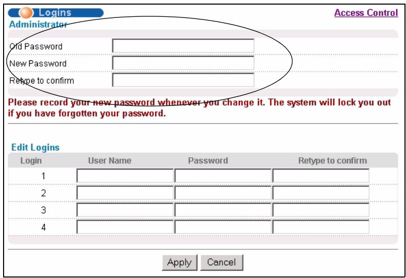 ZYXEL GS-4024 - Change Your Password - 1