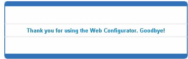 ZYXEL GS-4024 - Logging Out of the Web Configurator - 1