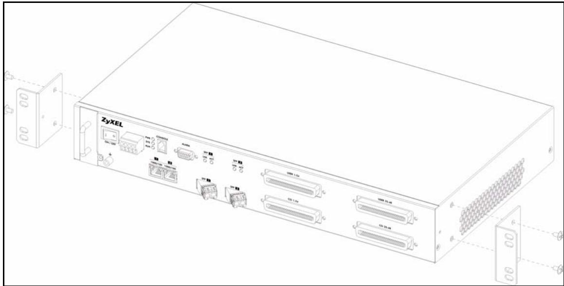 ZYXEL IES-1248-51 - Rack-Mounted Installation Procedure - 1