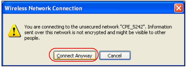 ZYXEL M-302 - Connecting to a Wireless Network - 13