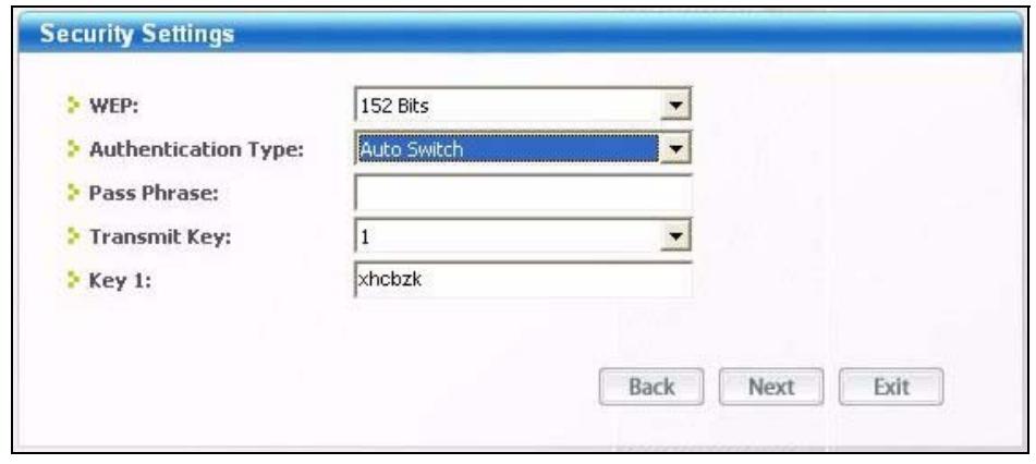 ZYXEL M-302 - Security Settings - 1
