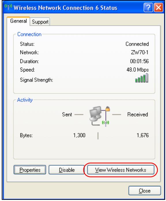 ZYXEL M-302 - Connecting to a Wireless Network - 6