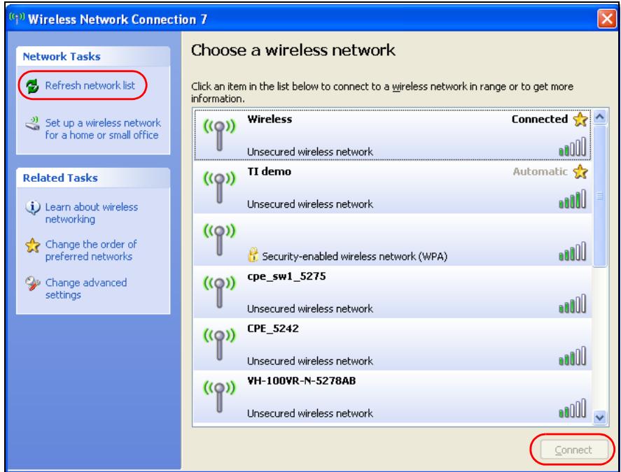 ZYXEL M-302 - Connecting to a Wireless Network - 8