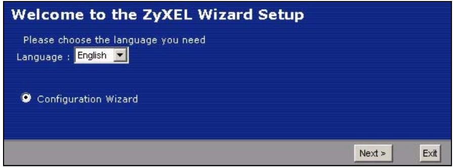 ZYXEL NBG-334W - Wizard Setup - 2