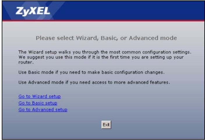 ZYXEL NBG-334W - Accessing the Web Configurator - 3