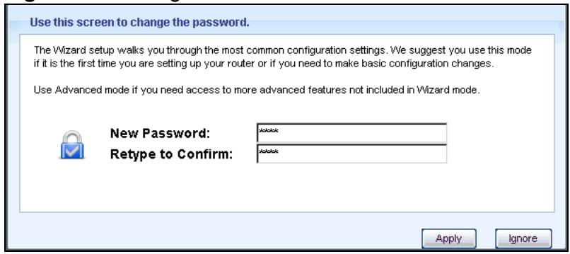 ZYXEL NBG-419N - Password Screen - 1