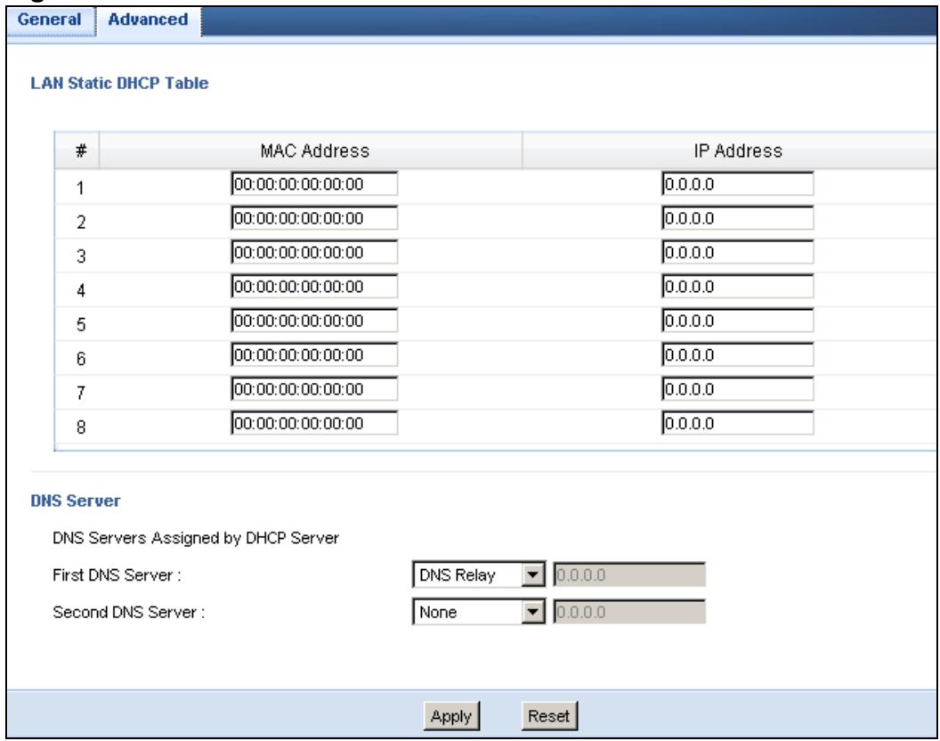 ZYXEL NBG-419N - Advanced Screen - 1