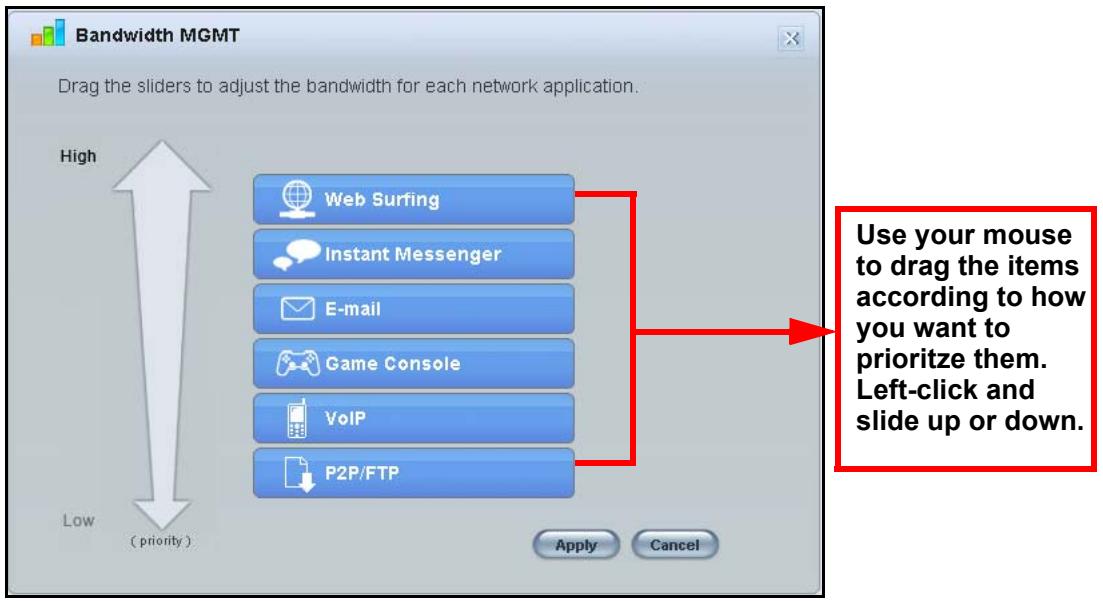 ZYXEL NBG-419N - Bandwidth MGMT - 1