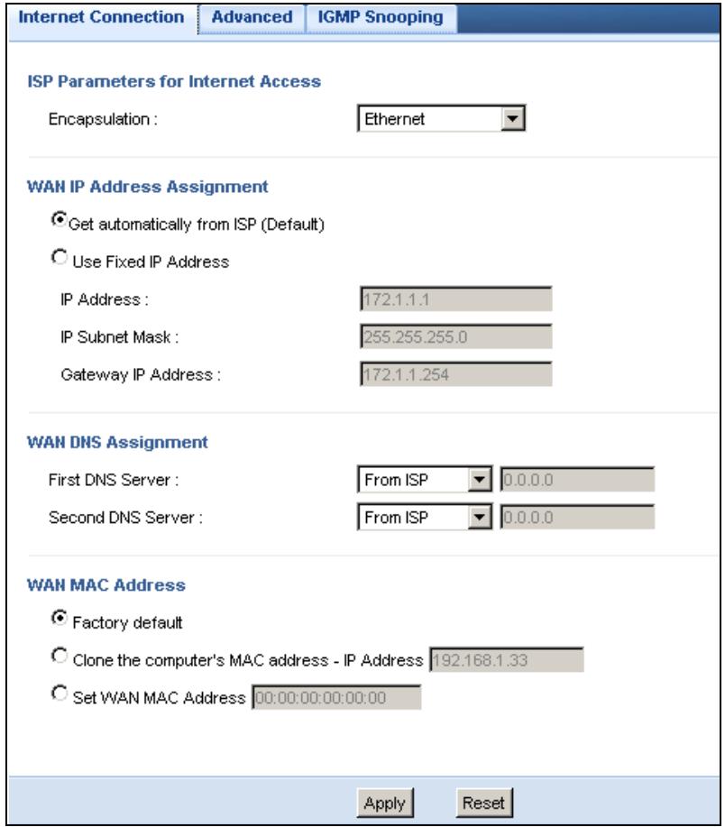 ZYXEL NBG-419N - Ethernet Encapsulation - 1