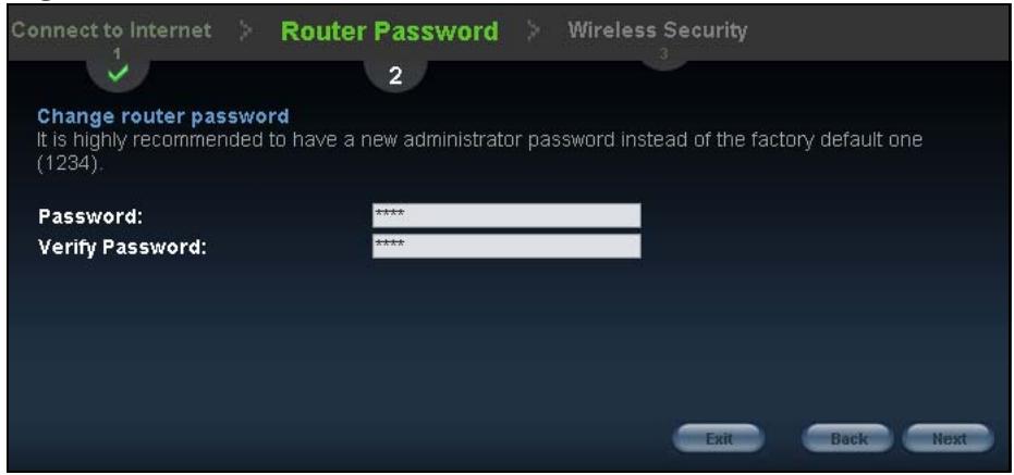 ZYXEL NBG-419N - Router Password - 1