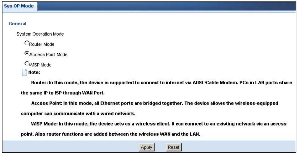 ZYXEL NBG-419N - Setting your NBG-419N to AP Mode - 1
