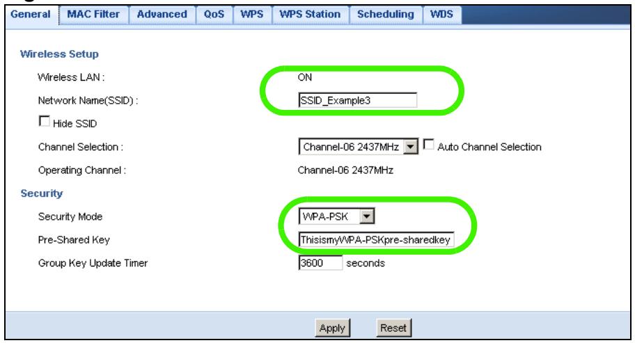 ZYXEL NBG-419N - Enabling and Configuring Wireless Security (No WPS) - 1