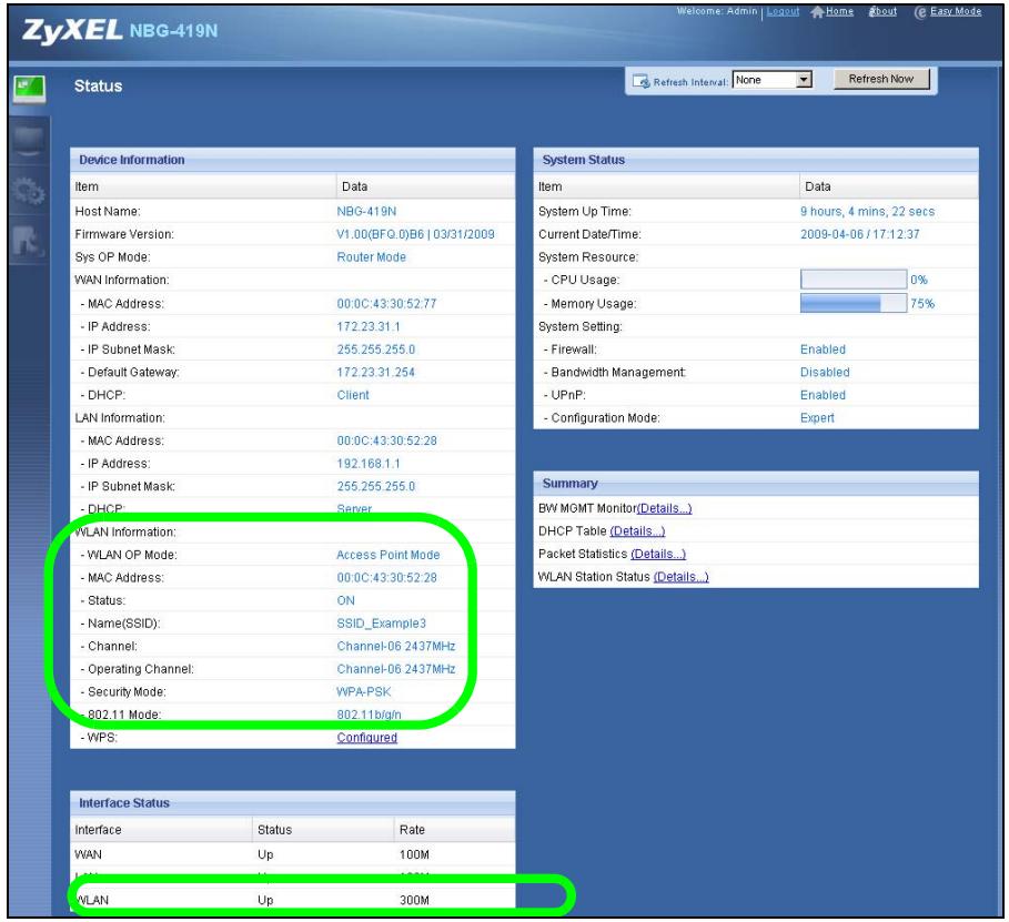 ZYXEL NBG-419N - Enabling and Configuring Wireless Security (No WPS) - 2