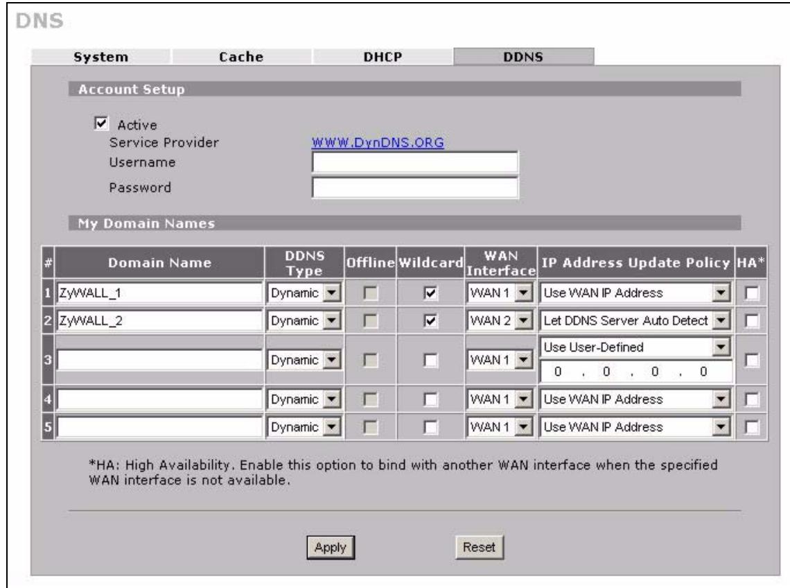 ZYXEL NBG410W3G - Configuring Dynamic DNS - 1