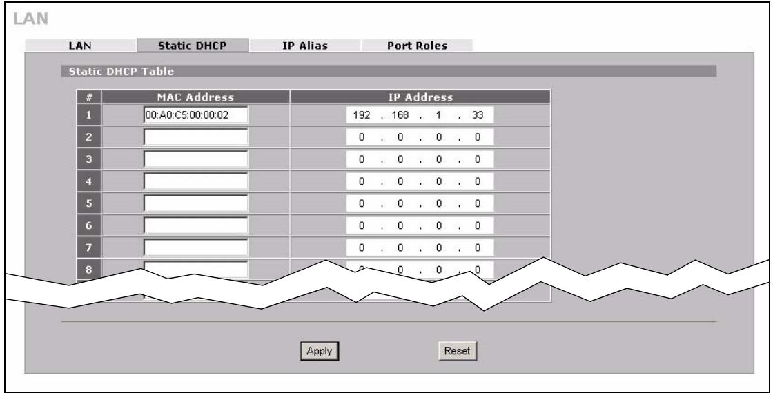 ZYXEL NBG410W3G - IP Address Settings - 1