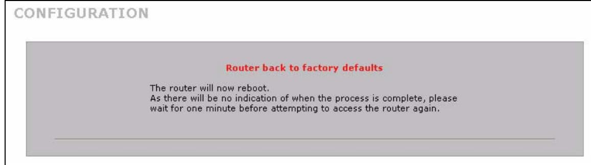 ZYXEL NBG410W3G - Back to Factory Defaults - 1