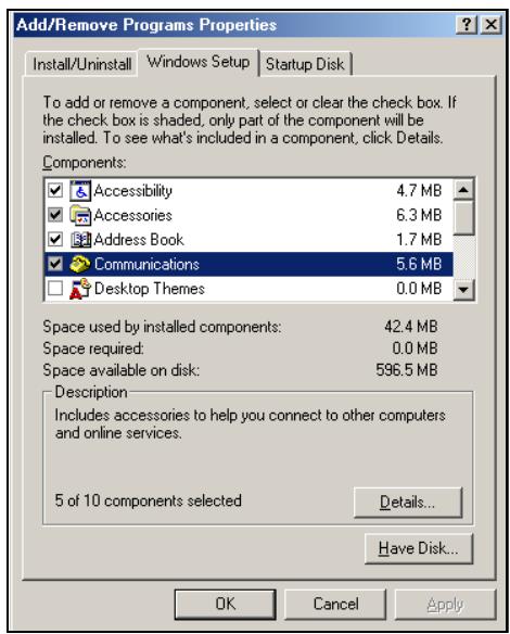 ZYXEL NBG410W3G - Installing UPnP in Windows Me - 1