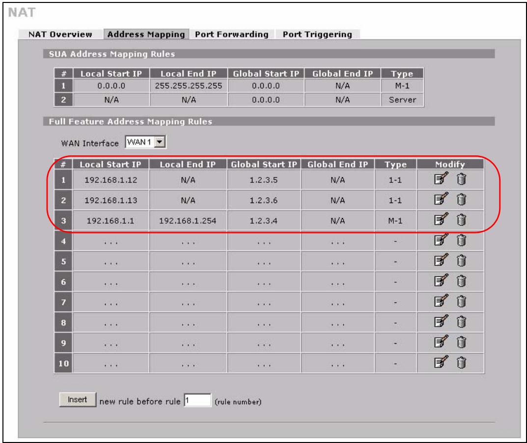 ZYXEL NBG410W3G - Public IP Address Mapping - 10