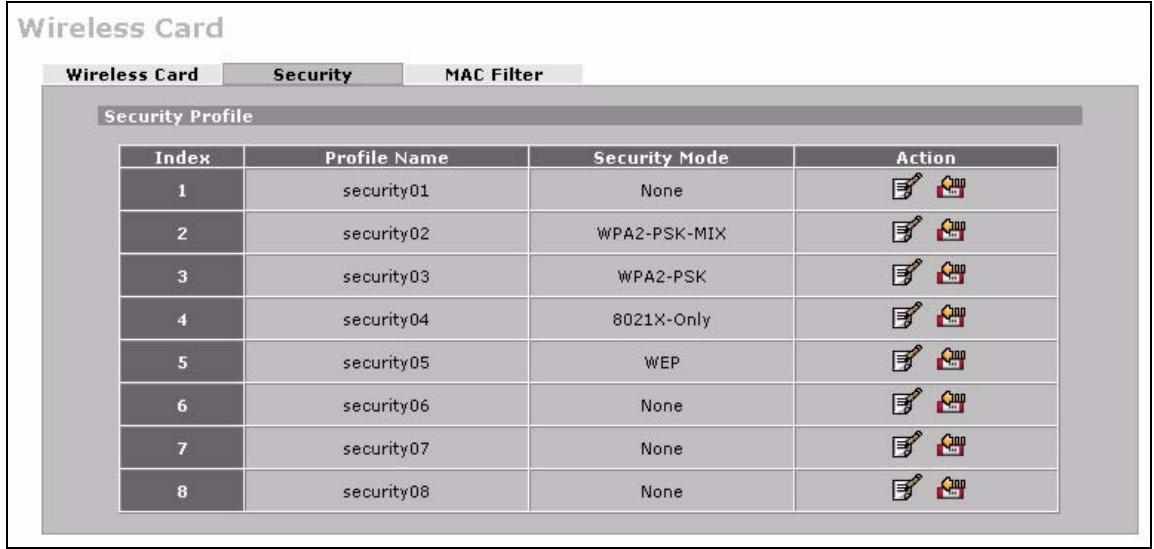 ZYXEL NBG410W3G - Configuring Wireless Security - 1