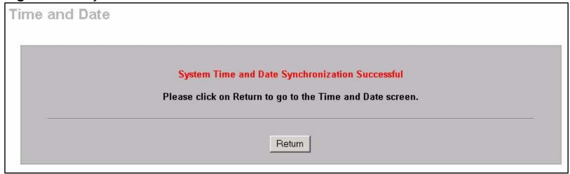 ZYXEL NBG410W3G - Time Server Synchronization - 2