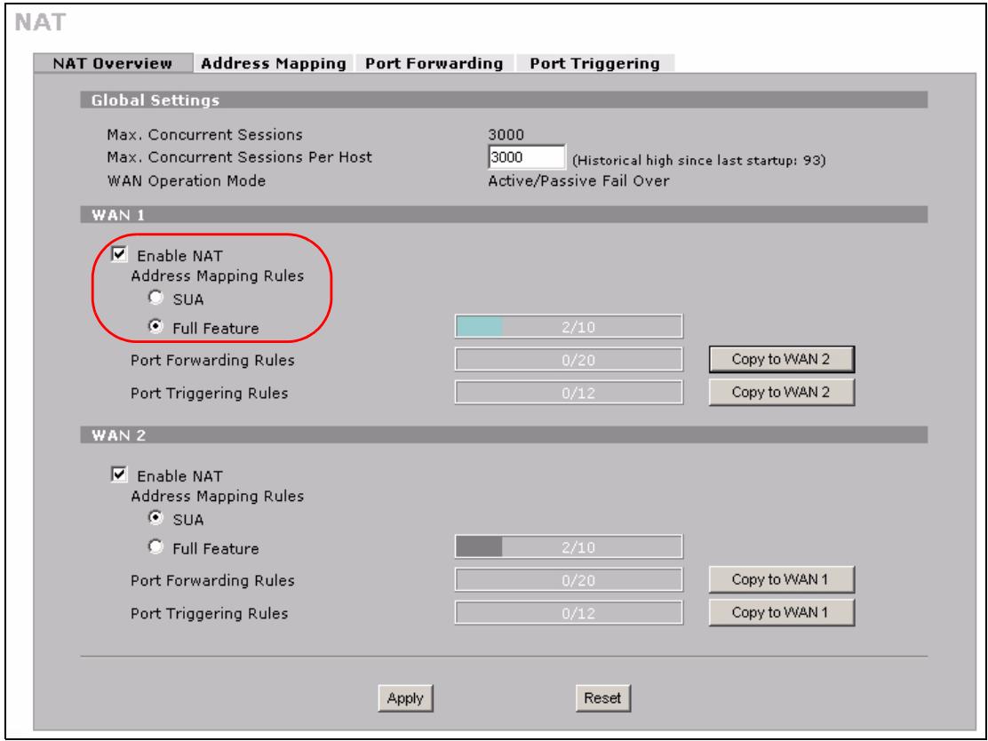 ZYXEL NBG410W3G - Public IP Address Mapping - 5