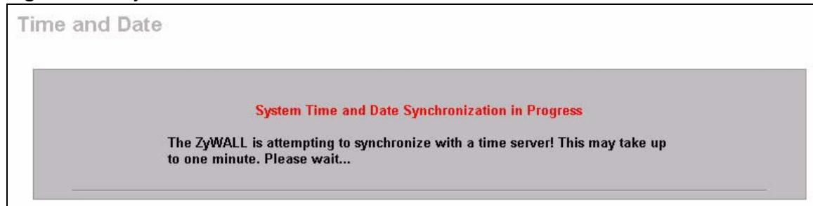 ZYXEL NBG410W3G - Time Server Synchronization - 1