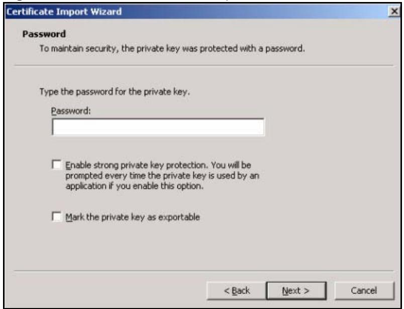 ZYXEL NBG410W3G - Installing Your Personal Certificate(s) - 3