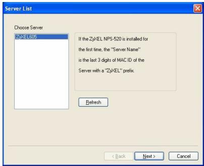ZYXEL NPS-520 - Verktyggsinstallation i Windows - 7